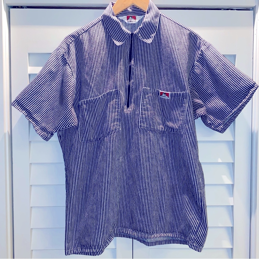 Ben Davis half zip shirt| Sz. Medium